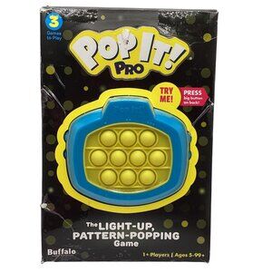 Buffalo Games: Pop It! Pro, Requires 3 x AAA batteries